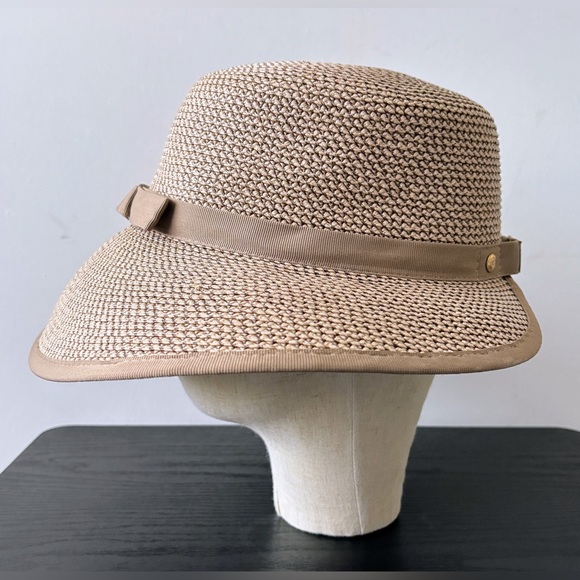 Eric Javits Squishee Cap summer woven vacation packable luxury like new - Picture 3 of 9